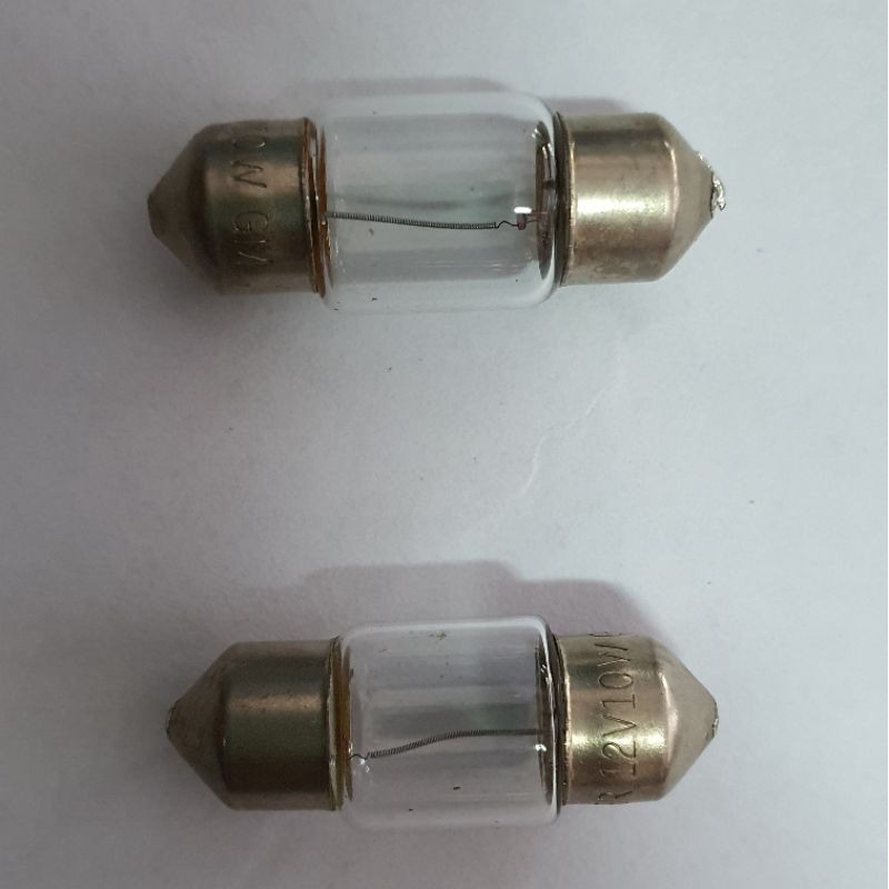 Lampu Plafon Mobil DR. D. Fischer 12Volt/10Watt, panjang 28mm atau 35mm