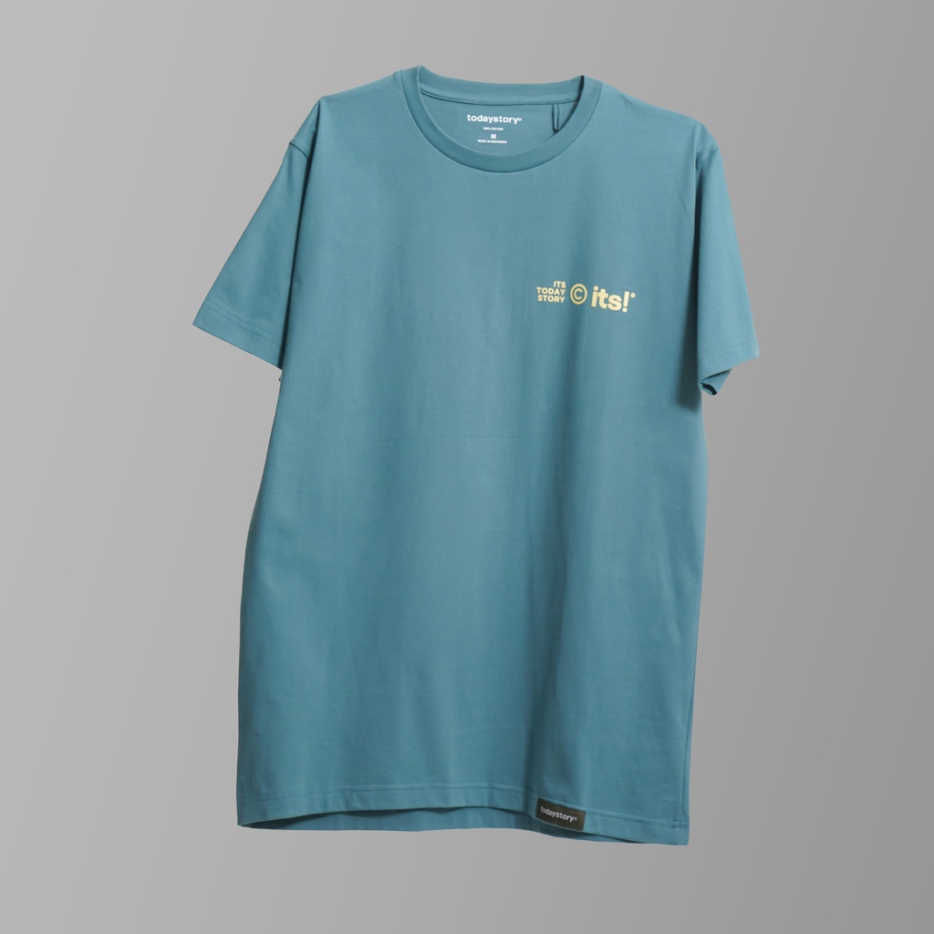 Kaos - Today Story - Copyright Relaxed Fit Tee - Blue Stone