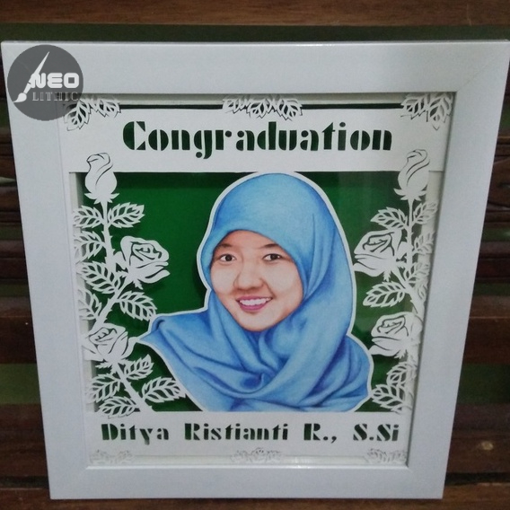 

Kado Unik Gambar Wajah dan Cutteristic (20x20cm)
