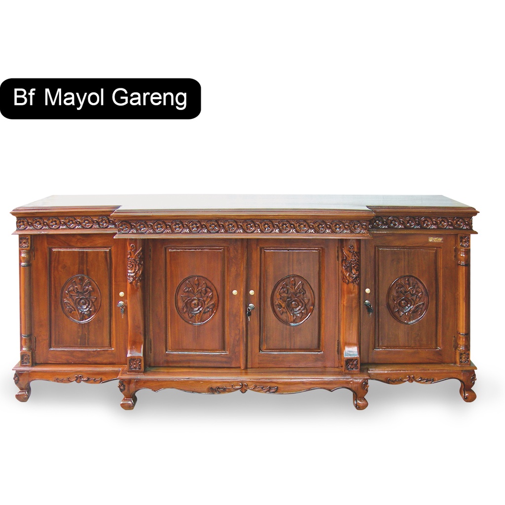 Buffet TV | Meja TV | Rak TV Kayu Jati Jepara-Mayol Gareng