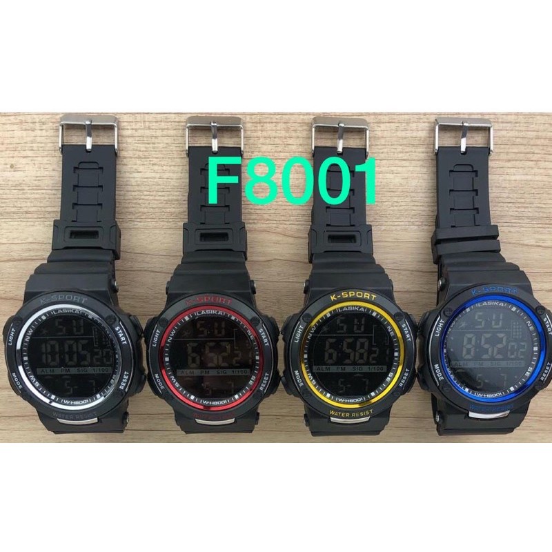 Jam Tangan Pria Digital K-Sport Tali Rubber F8001 JES