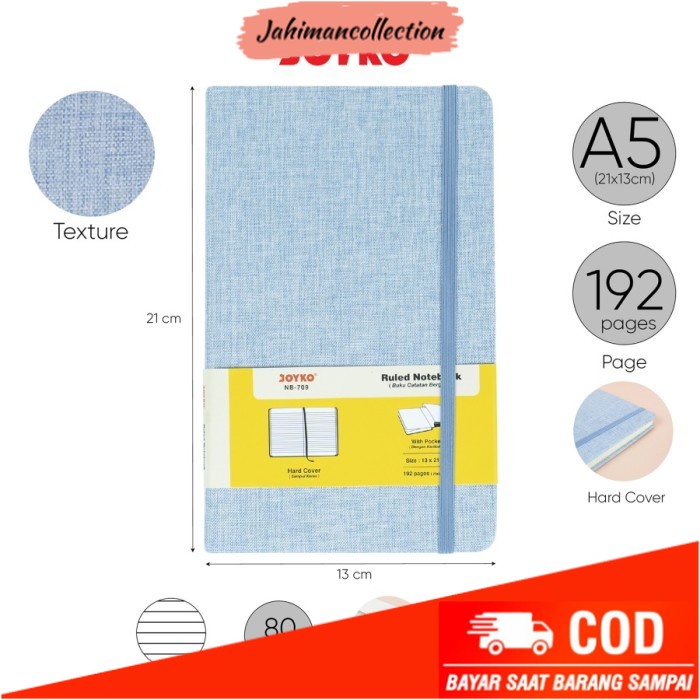 

✨ BISA COD ✨ BUKU TULIS CATATAN DIARY AGENDA NOTEBOOK 709 - Biru