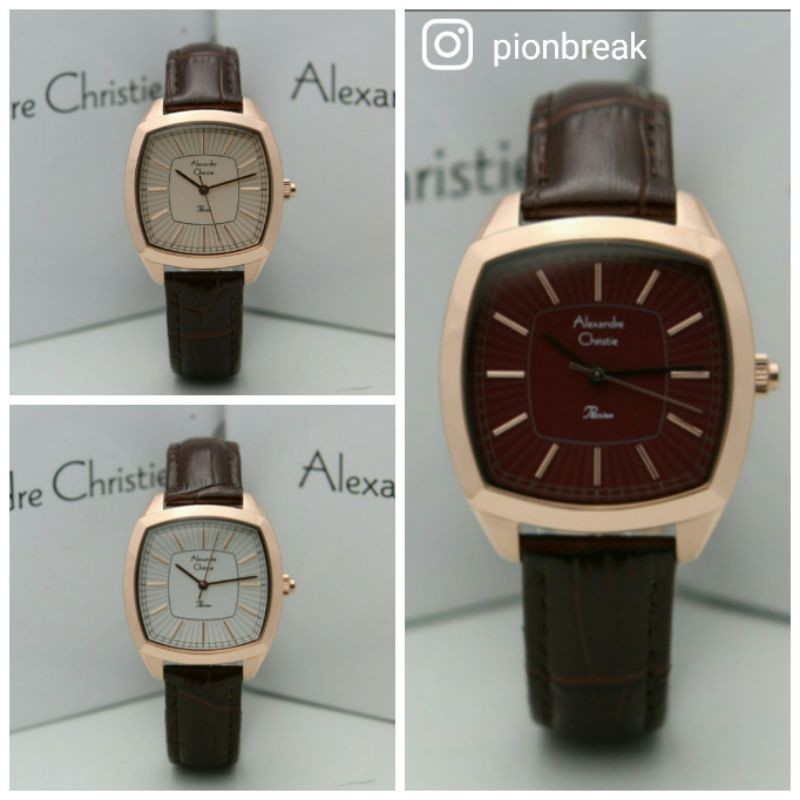 Jamtangan AlexandreChristie Kulit 2884 | AC2884 WANITA | AC 2884 CEWE ORIGINAL