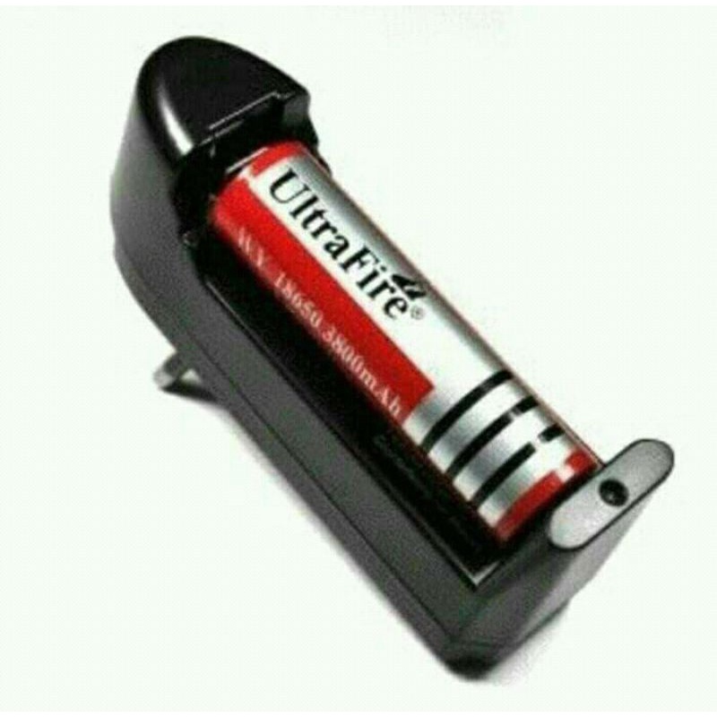 Charger pengisi baterai isi ulang ultrafire 18650 1 slot