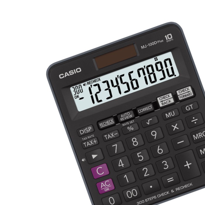 

Promo Casio Desktop MJ-100D Plus - Kalkulator Meja Check Correct MJ 100 D 10 DIGIT 2 WAY POWER