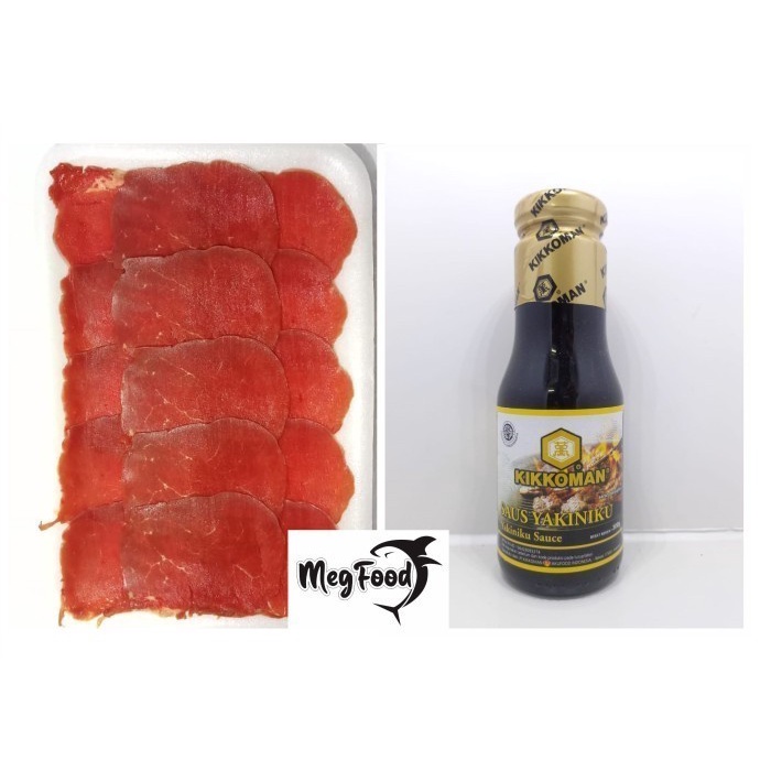 

Tenderloin Beef Slice + Kikkoman Yakiniku 300 gr
