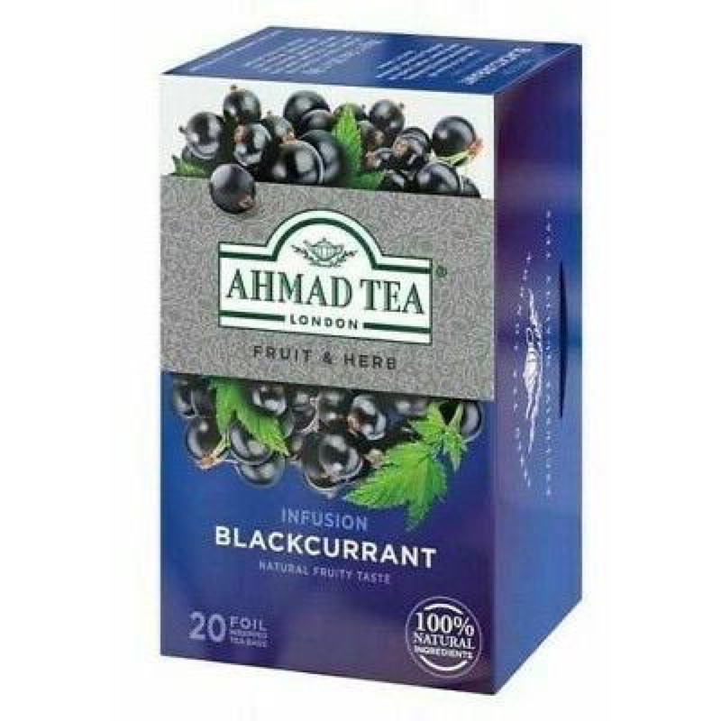 Ahmad Tea Blackcurrant infusion 20s - 36 gram TERLARIS