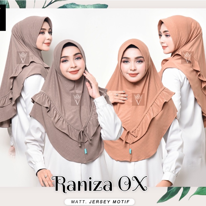Hijab Bergo Pet Raniza OX Hijab Instant Hijab Jersey Hijab Jersey Motif Bergo Instant Bergo Menutup 