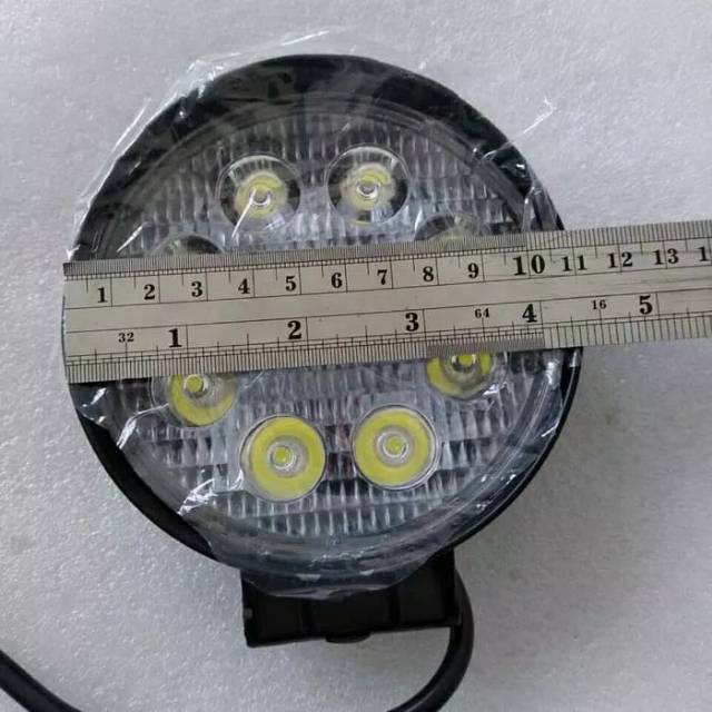 Lampu Sorot 9 LED Worklight Spot Tembak Kabut 27W Motor dan Mobil
