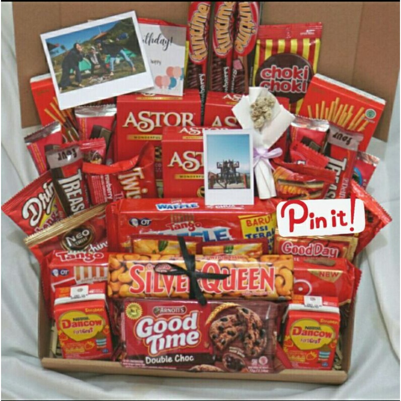 

HAMPERS MAKANAN/ HAMPERS WISUDA/ KADO ULANG TAHUN/ GIFT BOX