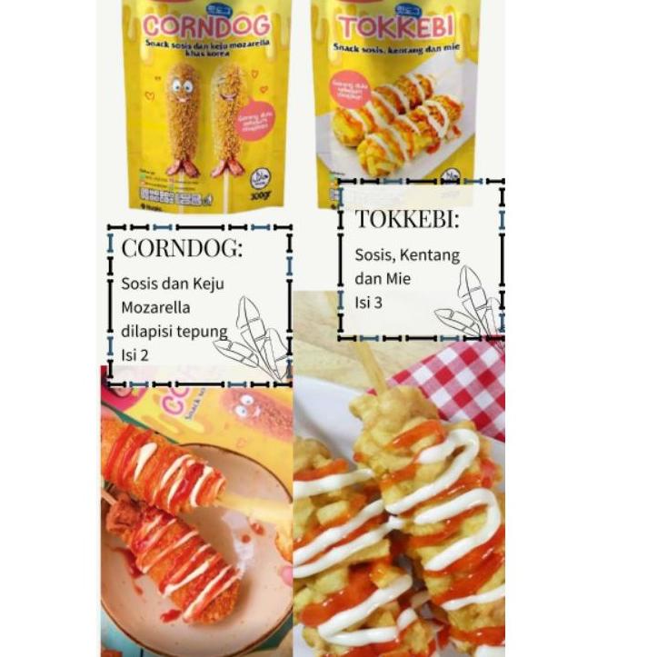 

Recommended Corndog Tokkebi Mozarella ang Sosis Kentang (300gr) II Makanan Korea Halal Tanpa Bahan P