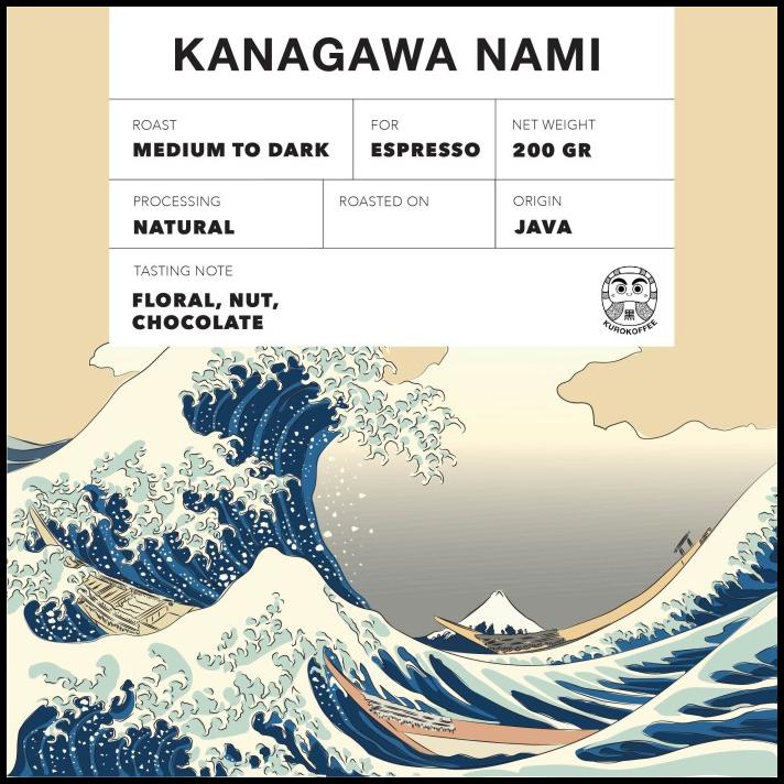 

Kanagawa Nami Coffee Beans For Espresso 200 Gr / Biji Kopi Java