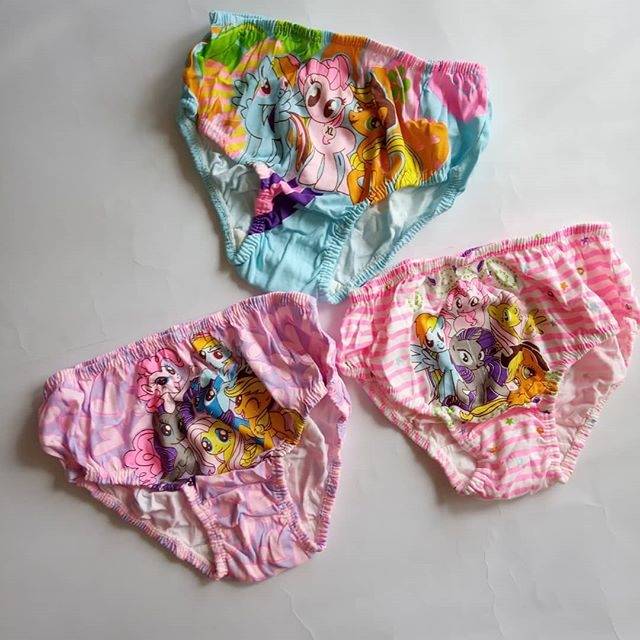 Celana dalam Little Pony sablon