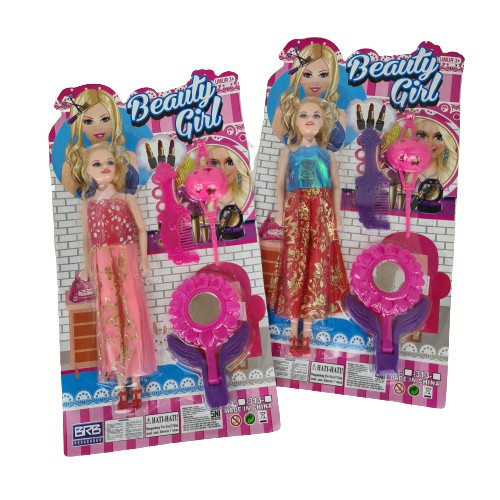 Mainan Boneka Beauty Girl Set Aksesoris Cermin dan Sisir Boneka - 313