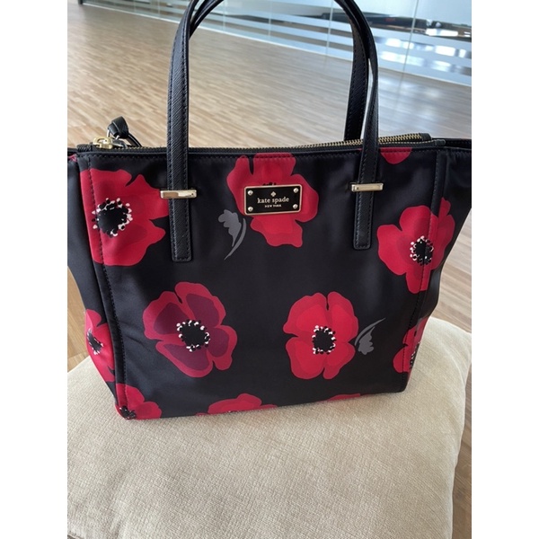 Tas Katespade Wilson Road Poppy Black - Preloved
