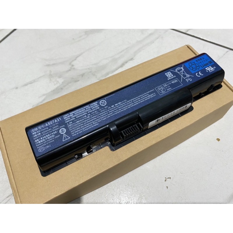 Baterai Acer Aspire AS07A31 AS07A32 AS07A41 AS07A42 AS07A51 4736 ORI
