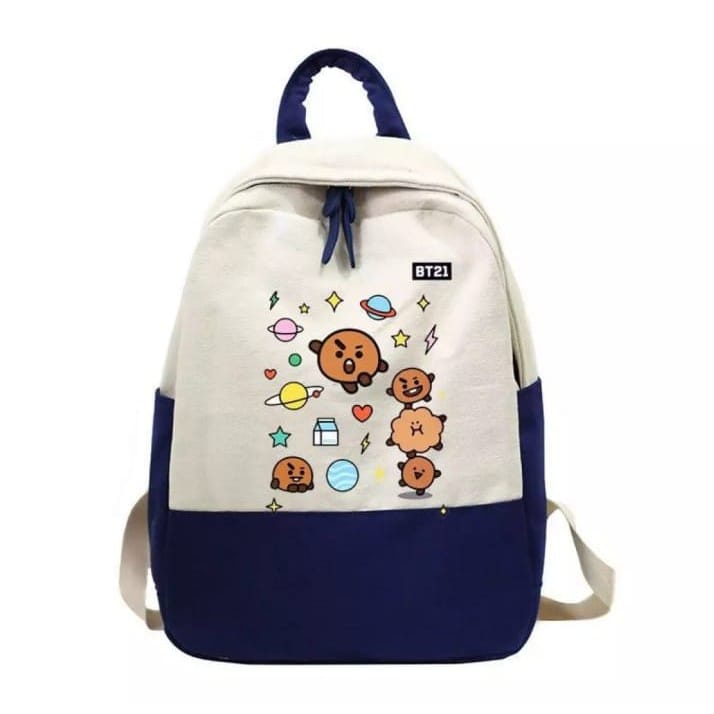 PTM-tas ransel anak karakter bt21-ransel anak sekolah sd