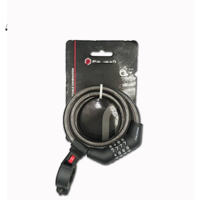 Hidayat - Polygon Gembok Sepeda Lipat Mtb Rb Kode 4 Digit 120Cm