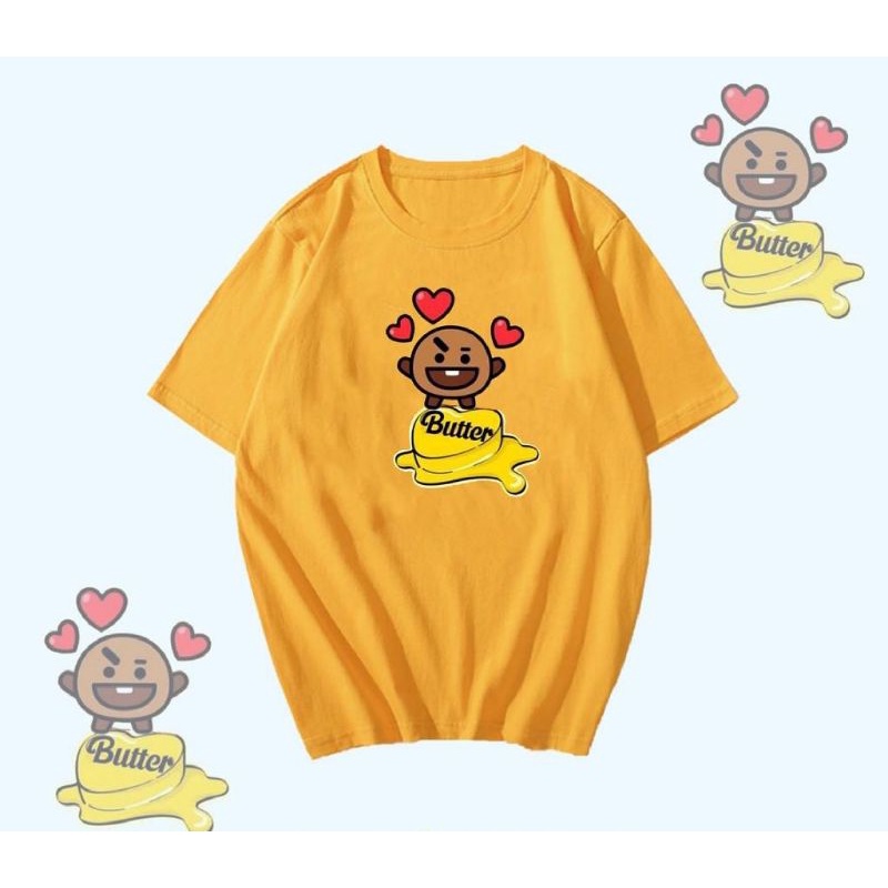 KAOS BUTTER BTS KOYA/MANG/CHIMMY/RJ/COOKY/SHOOKY/KOYA/TATA