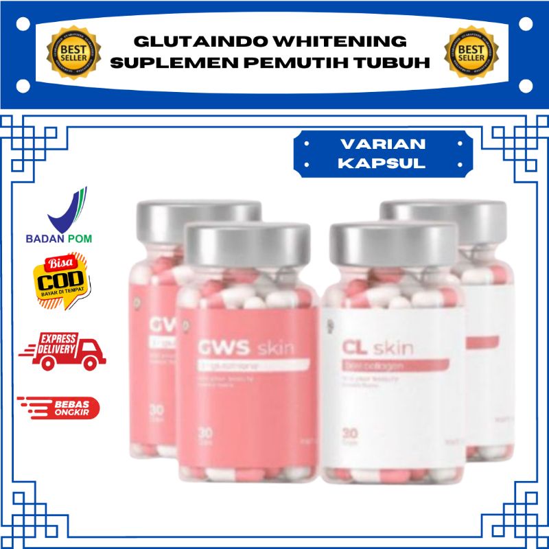 Gluta Indo Beauty Care Duo Whitening - Suplemen Pemutih Kulit Seluruh Badan