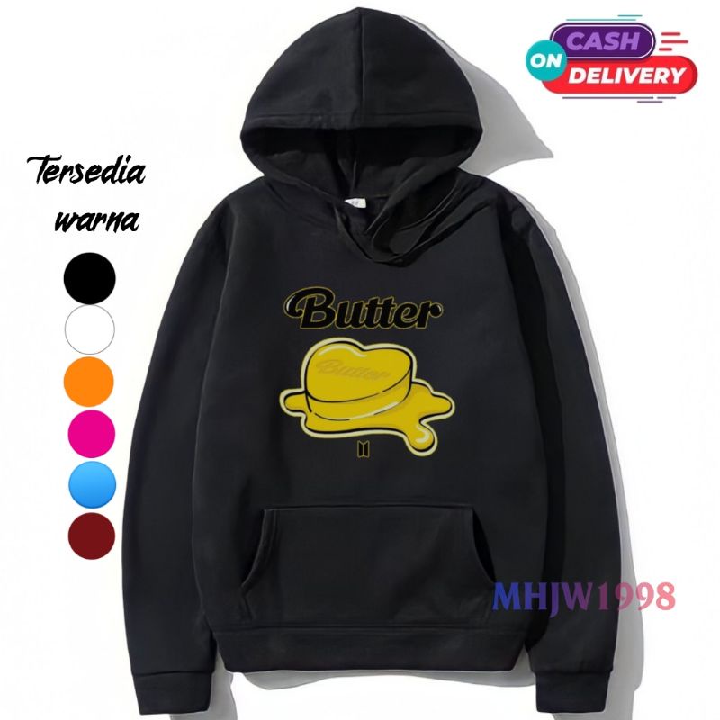 jaket anak bts butter/hoodie anak bts butter/sweater anak Bts butter usia 1-12 tahun