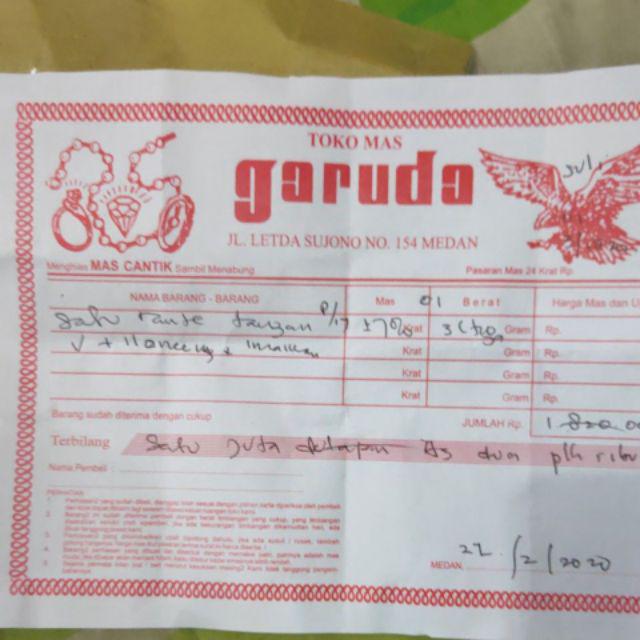  Gelang  tangan  tali emas  asli kadar 700 70 22 model 