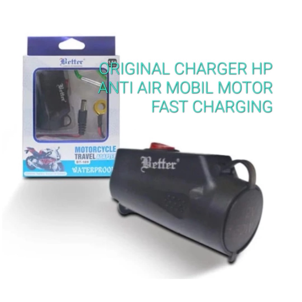 J452 Charger HP AKI Motor MOBIL Port Casan Katup Accu Aki Waterpoof SAVER SERVER ADAPTOR DC CHARGER POWER AKI ADAPTOR FAST CHARGING CHARGE CAS CASAN FLASH ASLI  dc power Hp Aki Usb Travel adaptor fast charging batok cas casan speed travel adaptive