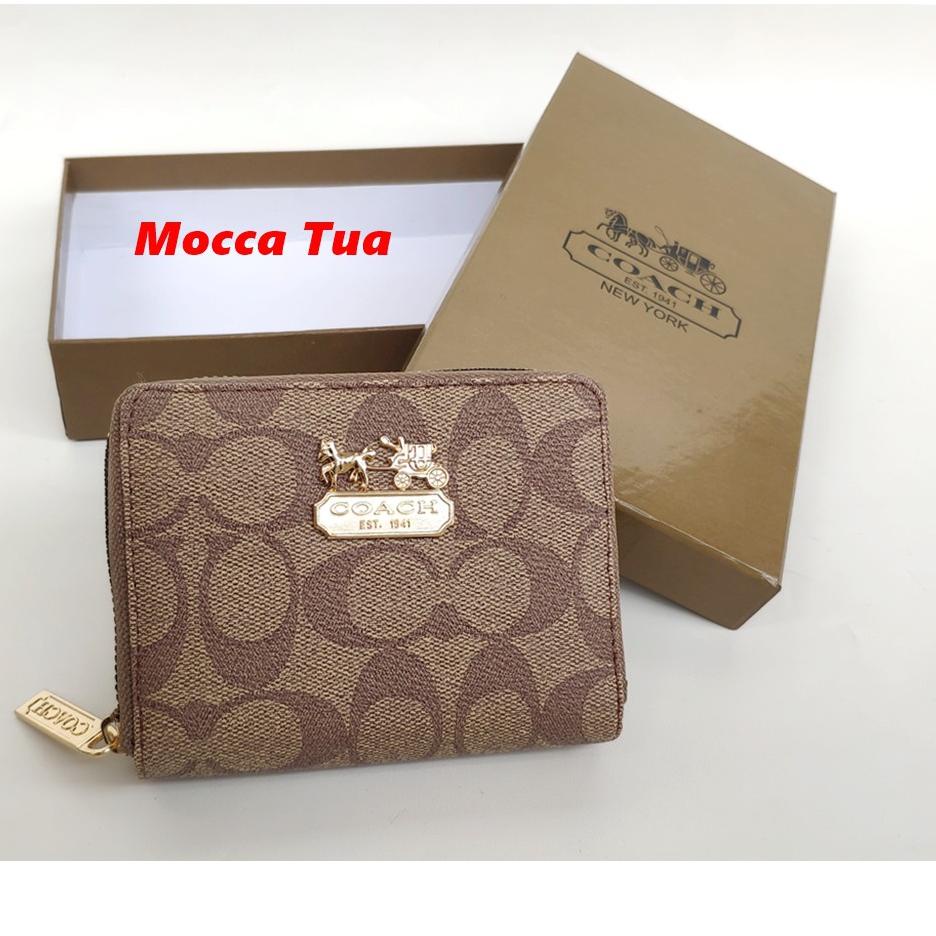 Terbatas || YZNU9 Dompet Coach Mini Import Free Box / Dompet Kartu Coach //Best Produk