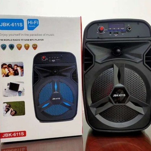 SPEAKER BLUETOOTH+MIC JBK-610S  JBK-611S WIRELESS JBK610/JBK611 SPEAKER KOPER PORTABLE SPEAKER MUSIC BOX BLUETOOTH