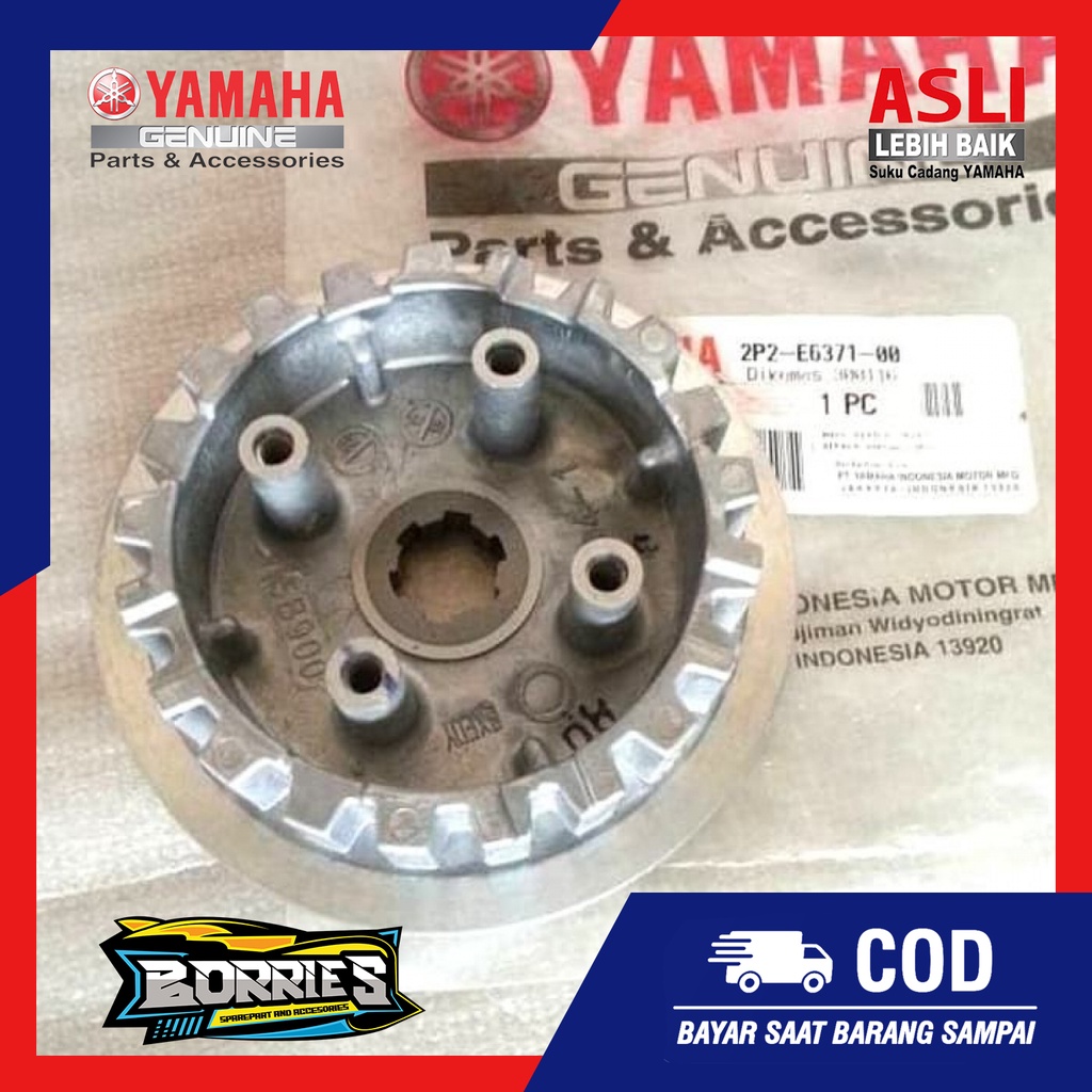 Kaki 4 Plat Kampas Kopling F1 ZR Jupiter Z Vega R New Asli Yamaha 2P2-E6371-00