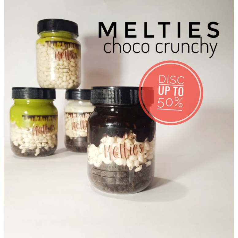 

MELTIES CHOCO CRISPY | CHOCOLATE CRUNCY IN JAR | CEMILAN COKLAT TOPLES