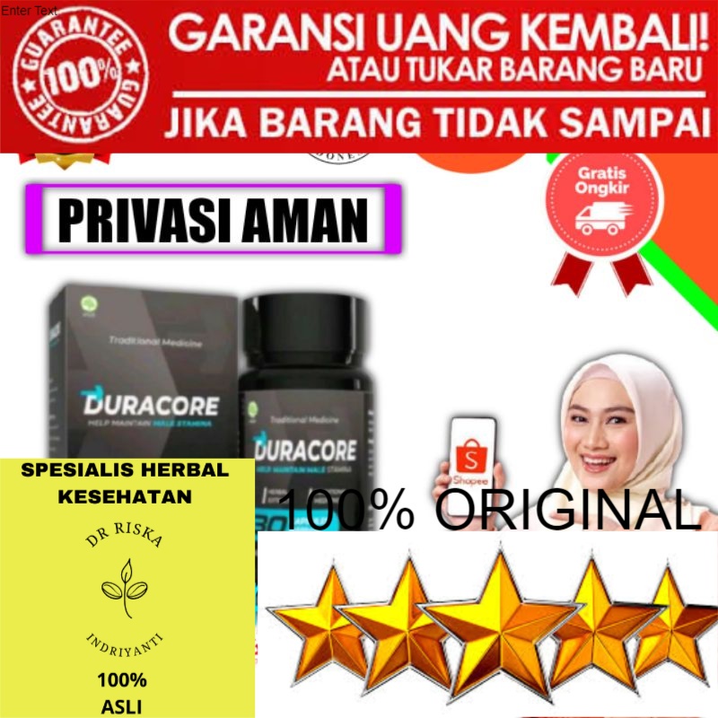 100% ASLI OBAT KUAT PRIA DURACORE KAPSUL ASLI ORIGINAL HERBAL AMAN BPOM OBAT PENAMBAH STAMINA PRIA D