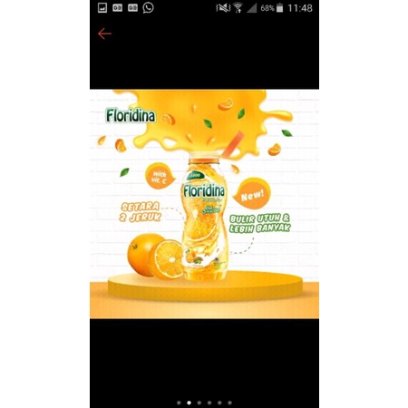 

FLORIDINA Orange 350 ml lebih MURAH