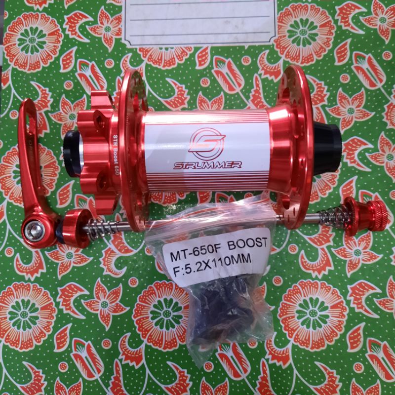 Hub STRUMMER MT650 BOOST TA 110mm hanya depan