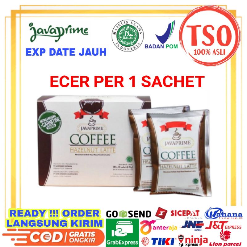 

Javaprime Coffee Java Prime Coffee ECER PER 1 SACHET ATAU PER 1 SACHET Kopi Javaprime Kopi Diet Hazelnut Coffee Kopi HALAL BPOM