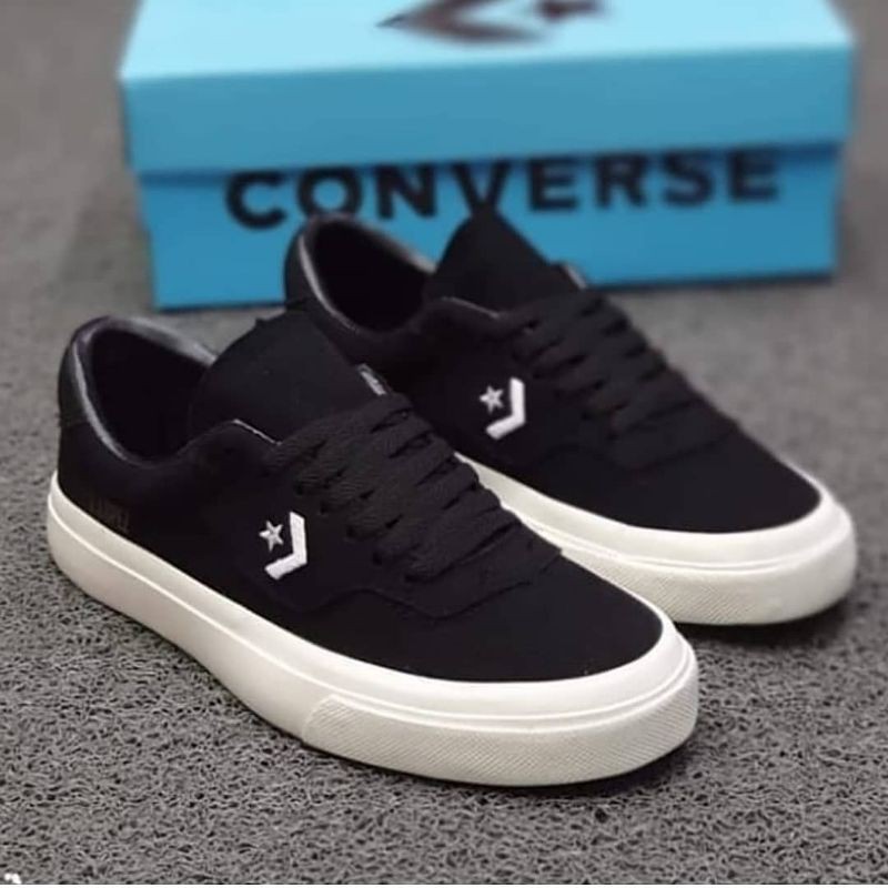 sepatu Converse L Lopez "black white"