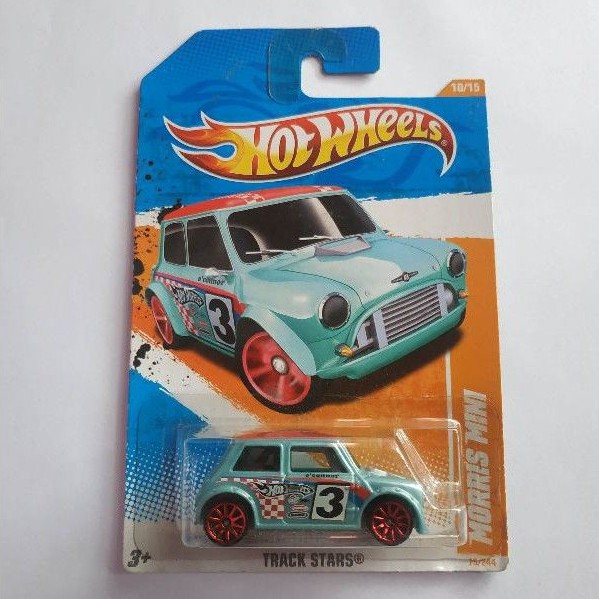 hotwheels hot wheels morris mini track stars hijau