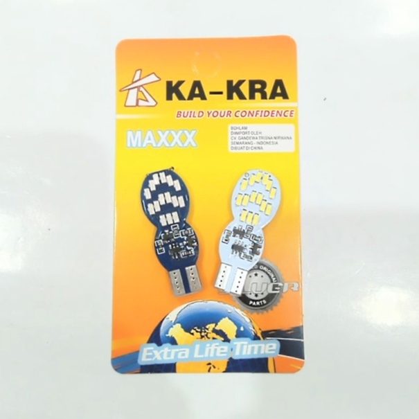 LAMPU DOP SEIN RUNNING KAKRA LED PUTIH BIRU  UNIVERSAL CBR Vixion Megapro Vario Beat Scoopy