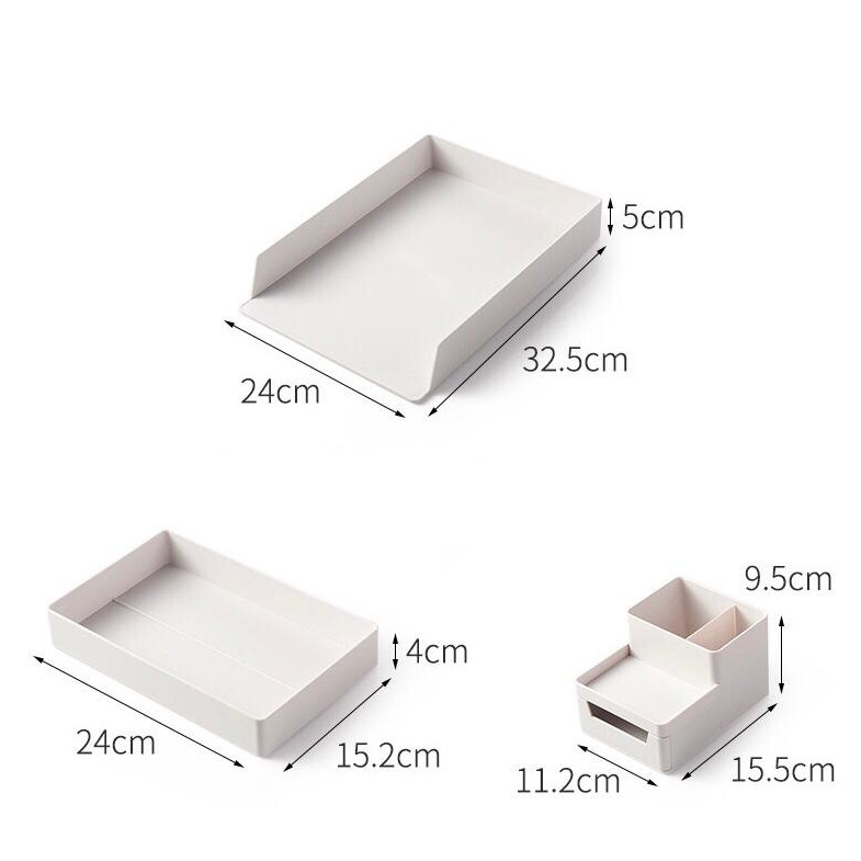 Desktop Organiser Dokumen Kantor Tray