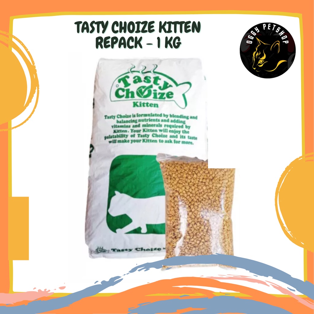 Makanan Kucing TASTY CHOIZE KITTEN Kemasan 1 Kg | TASTY CHOIZE KITTEN 1 Kg