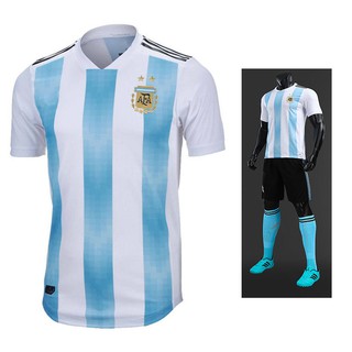 Bayar Di Tempatset Kaos Jersey Celana Pendek Desain World Cup Argentina Untuk Sepak Bola