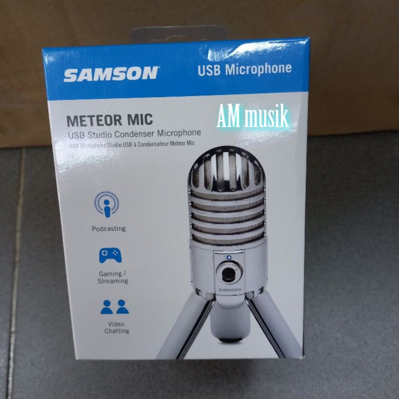 SAMSON METEOR MIC USB ORIGINAR METEOR MIC SAMSON USB