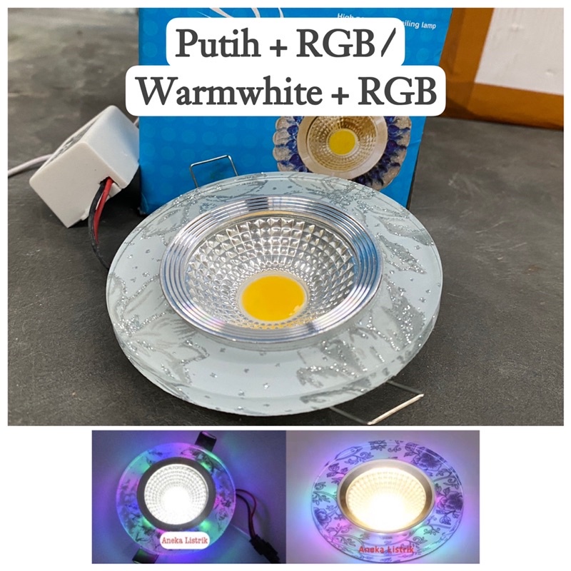 downlight led 2 warna RGB