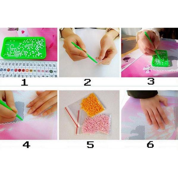 DIY Diamond Painting - 5D Garden Bungalow Stitch Kit