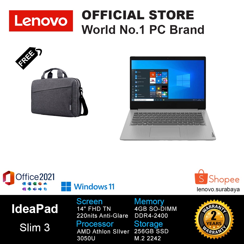 LENOVO IP 3-14ADA05 V1ID GREY AMD ATHLON 3050