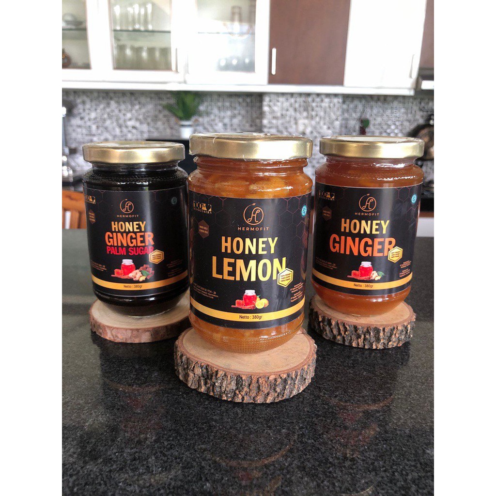 

Hermofit Honey Lemon - Honey Ginger - Honey Palm Sugar Madu Asli Menambah Daya Tahan Tubuh 380gram