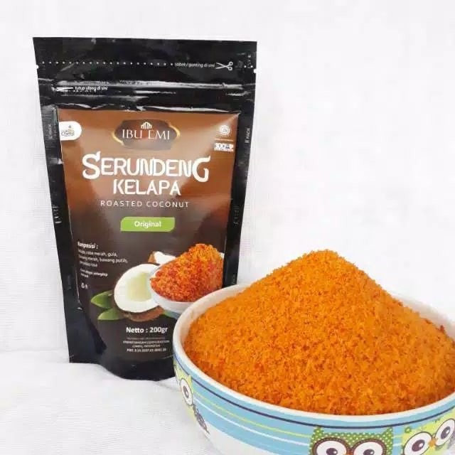 

Serundeng Kelapa Kering Homemade Pedas Manis / Roasted Coconut
