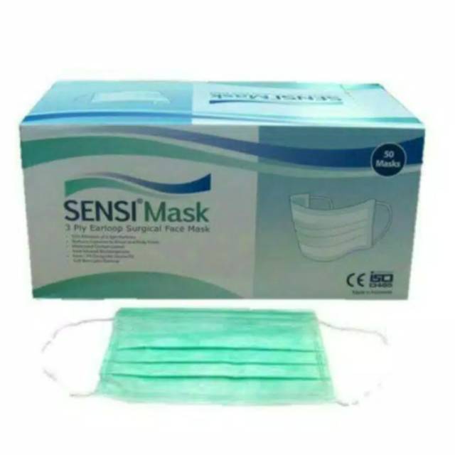  Masker  Sensi Karet  Cantol Earloop Shopee Indonesia