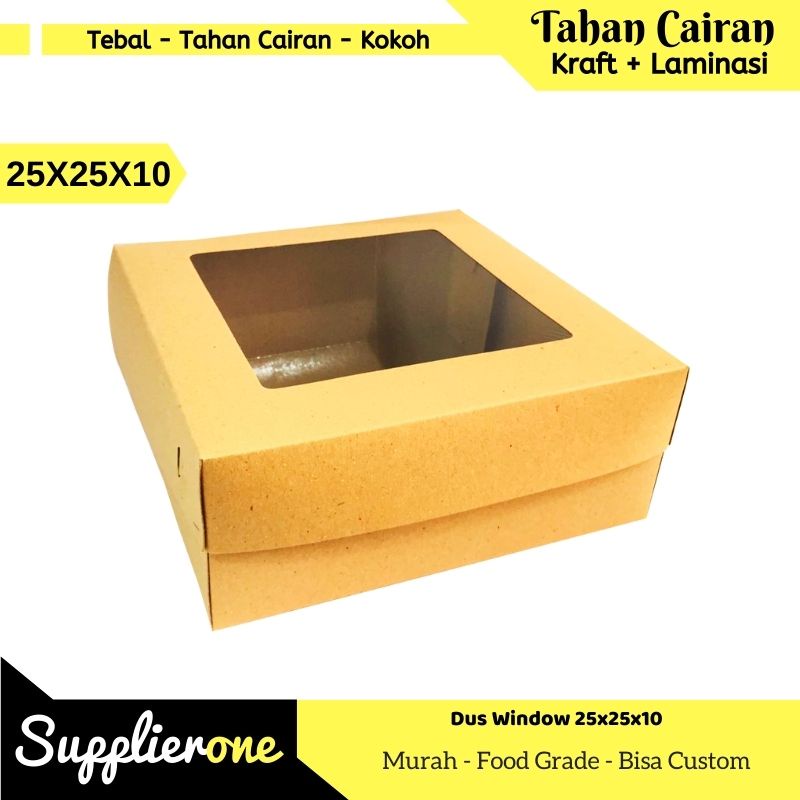 

Box 25x25x10 / Box Catering / Dus Catering / Lunch Box / Box Nasi / Box Kue / Box Bolu