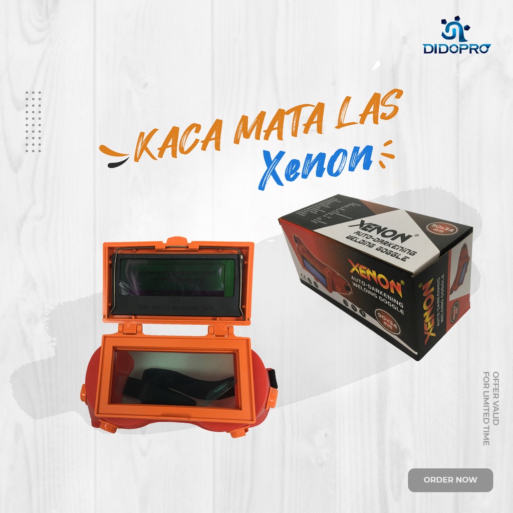 XENON MERAH GOGGLES LAS OTOMATIS - Kacamata Las Otomatis Model Goggles